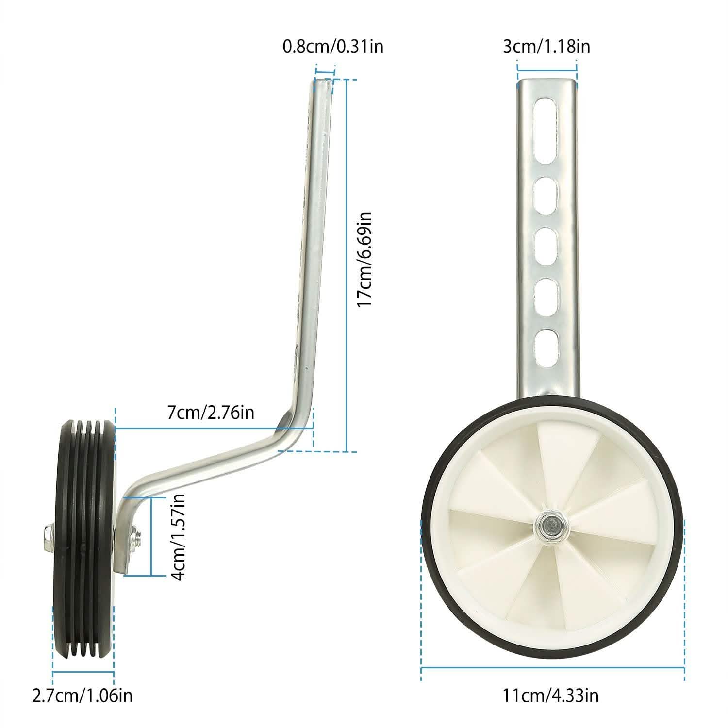 Kids Bicycle Training Wheels Adjustable for 12"-20" Bike Sports & Outdoors - DailySale