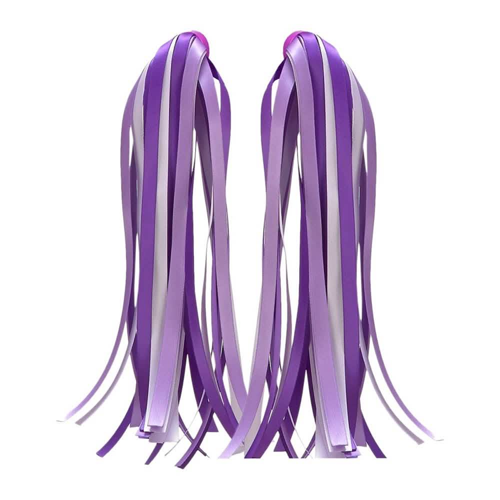 Kids Bike or Scooter Ribbon Tassel Sports & Outdoors Purple - DailySale