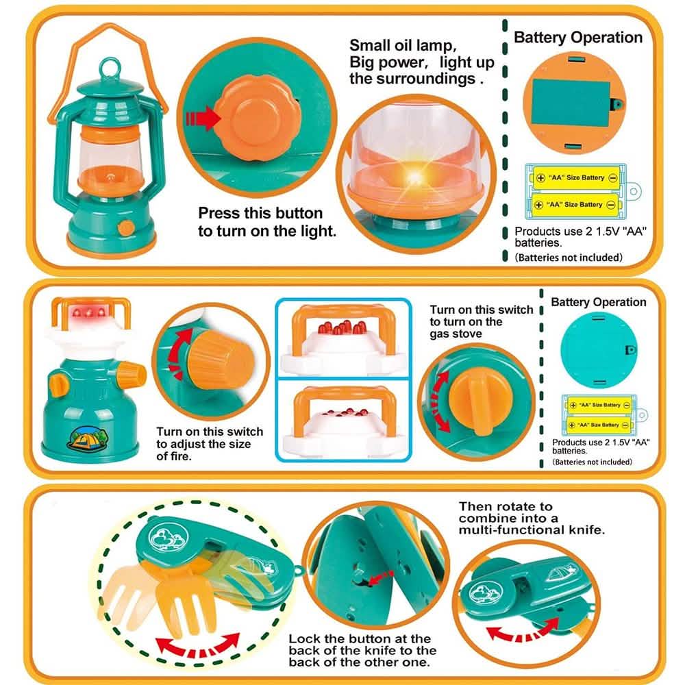 Kid’s Camping Tent Toy Set Toys & Games - DailySale