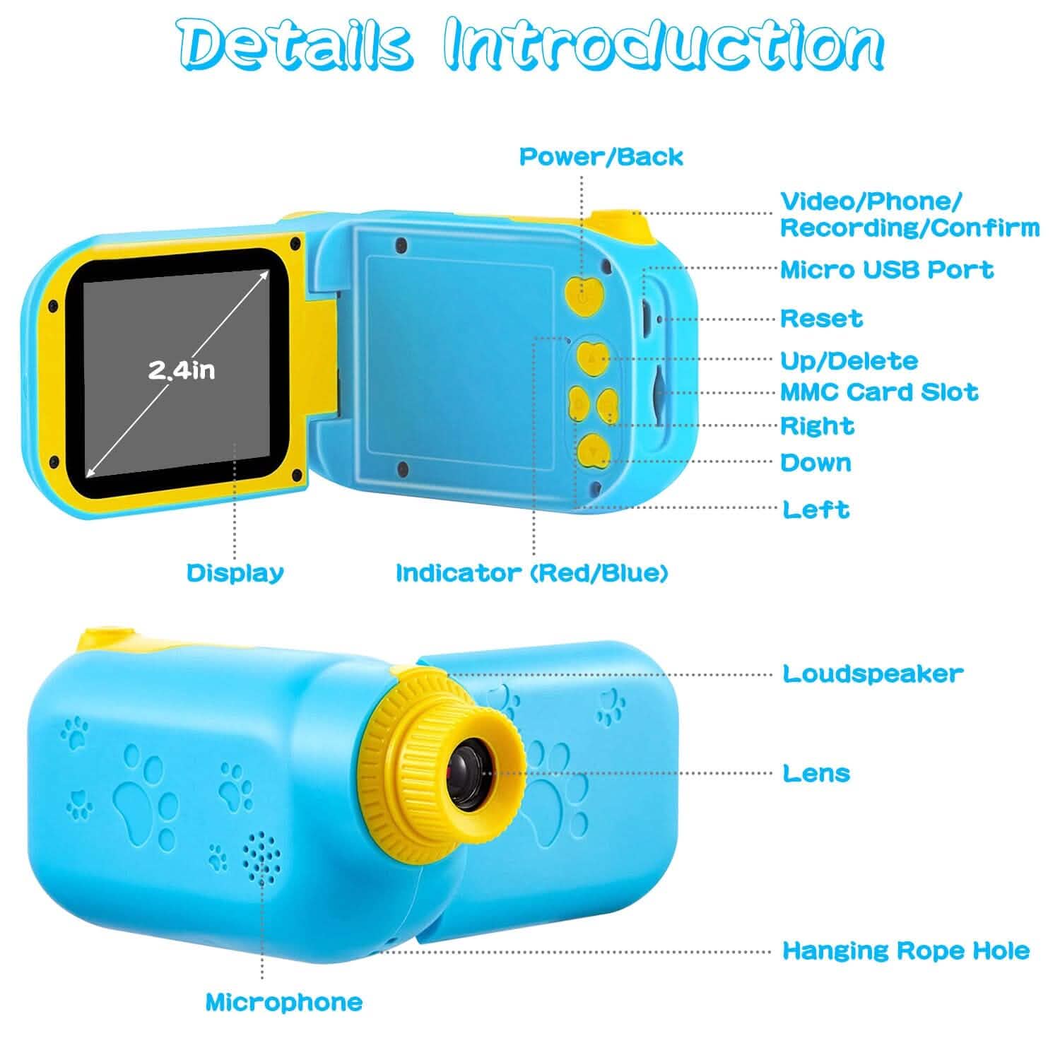 Kids Digital Camera Child Video Camera Toys & Games - DailySale
