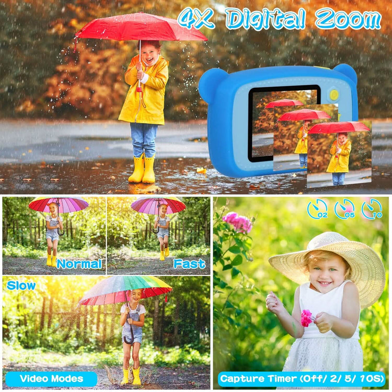 Kids Digital Camera with 2" Screen 4x Digital Zoom Toys & Games - DailySale