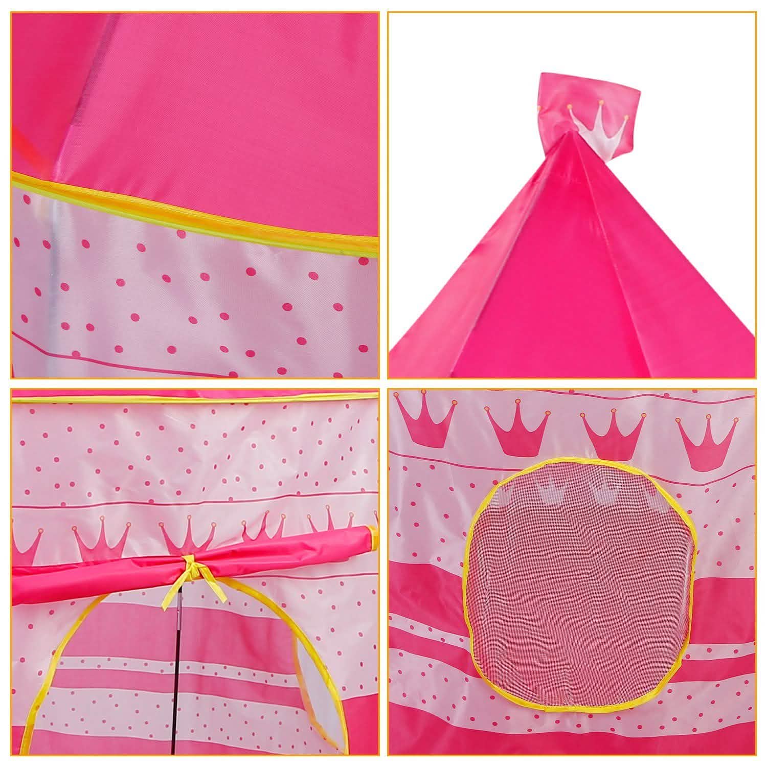 Kids Foldable Pop Up Play Tent Toys & Games - DailySale