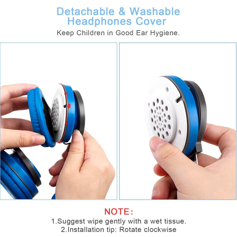 Kids Over Ear Wired Headsets with 85dB Volume Limit Headphones - DailySale