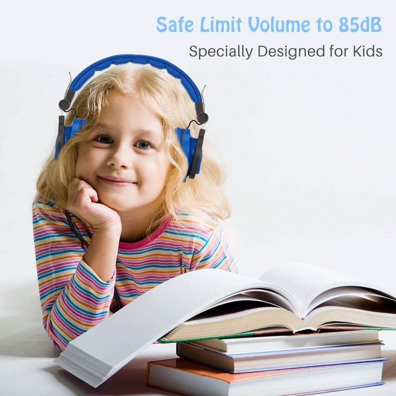 Kids Over Ear Wired Headsets with 85dB Volume Limit Headphones - DailySale