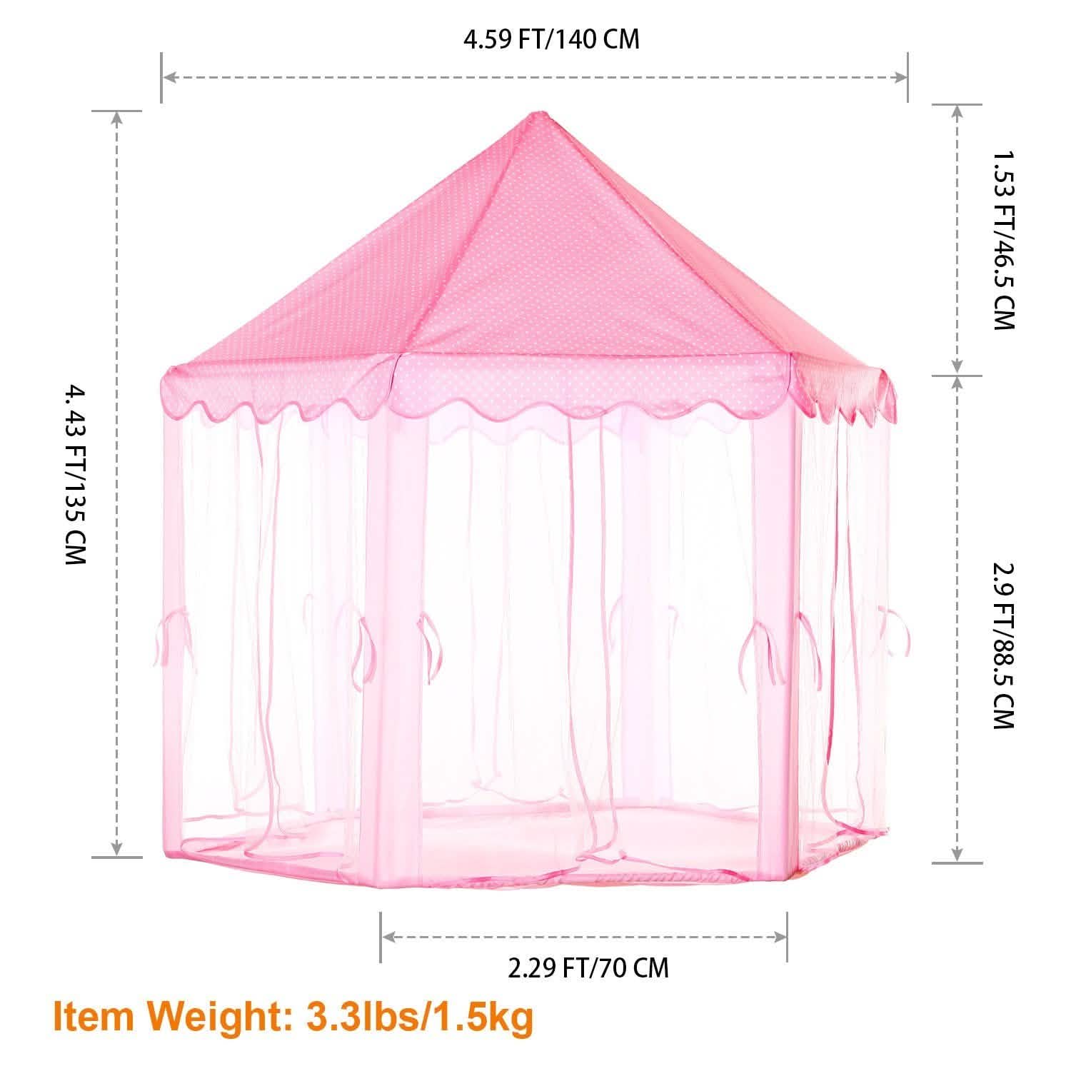 Kids Play Tent Princess for Girls Toys & Hobbies - DailySale
