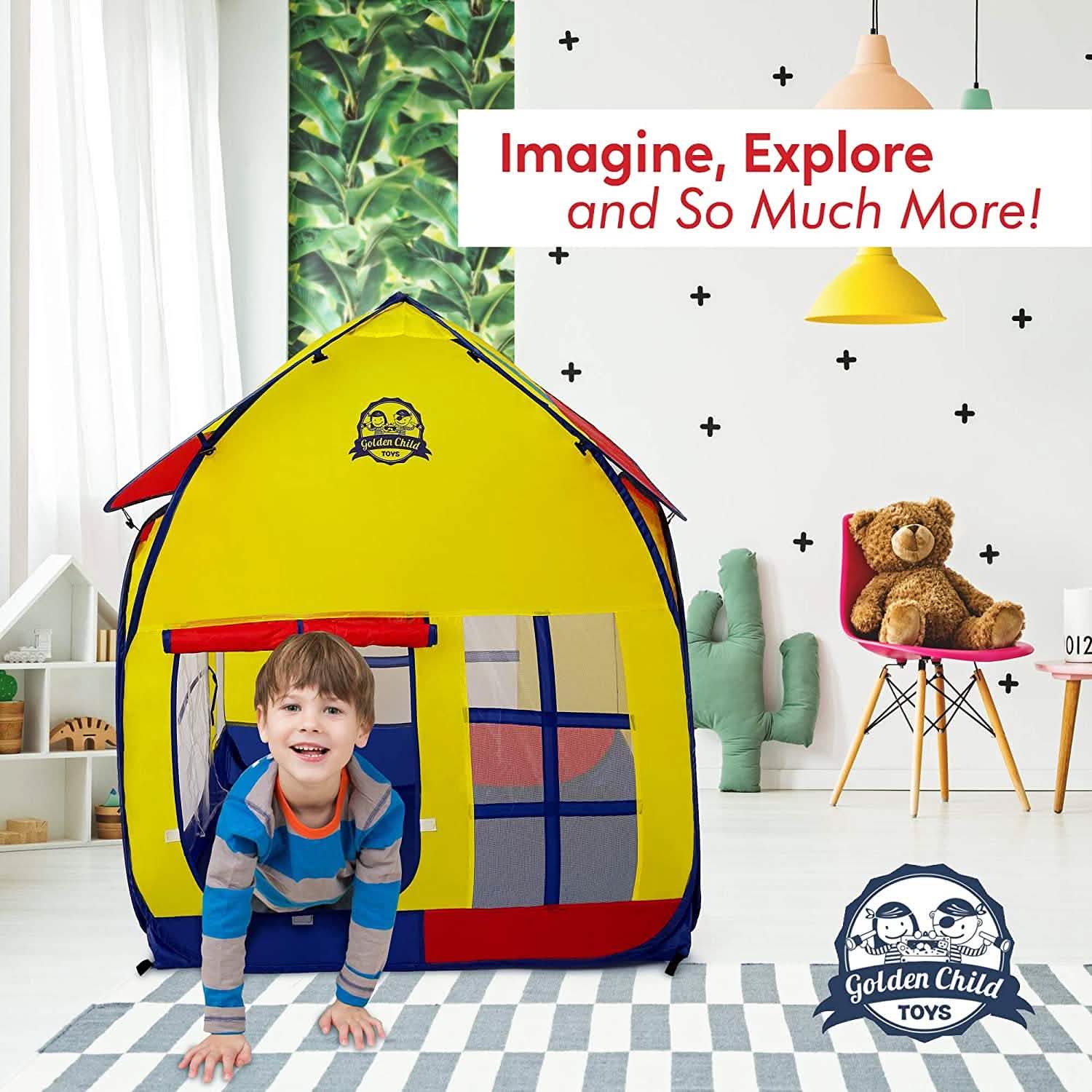 Kids Play Tent with Carrying Case Toys & Games - DailySale