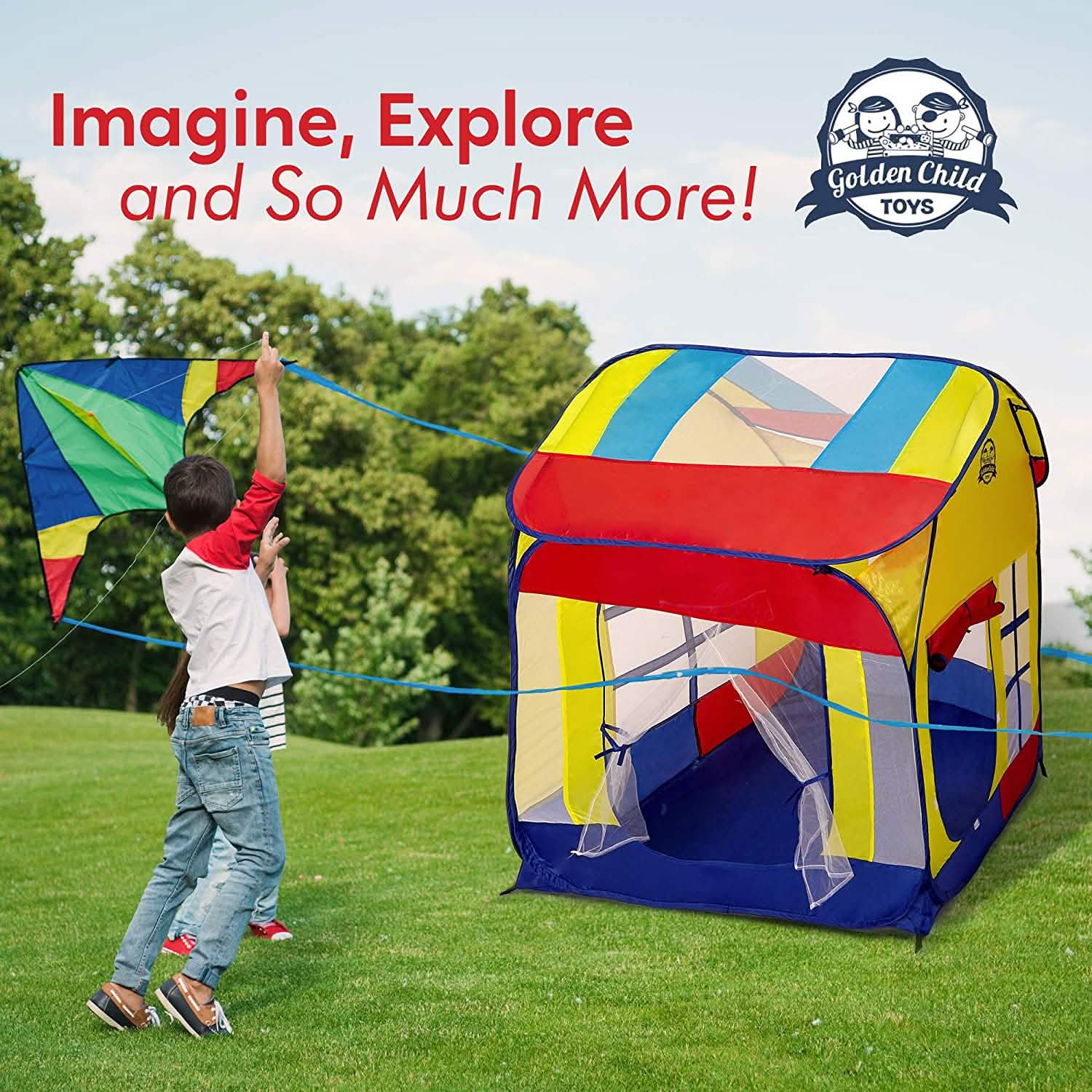 Kids Play Tent with Carrying Case Toys & Games - DailySale