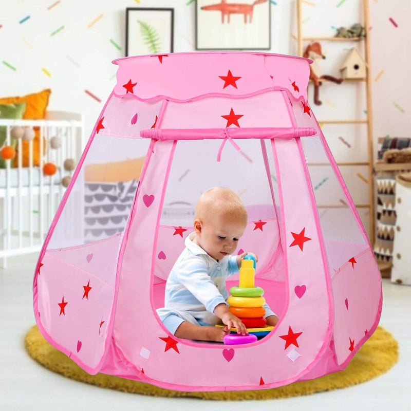 Kids Pop Up Prince Princess Toddler Play Tent Toys & Games - DailySale