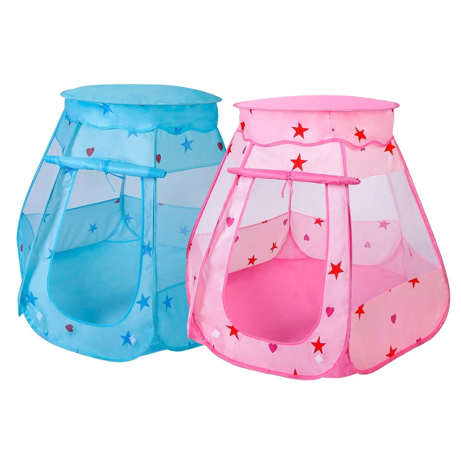 Kids Pop Up Prince Princess Toddler Play Tent Toys & Games - DailySale