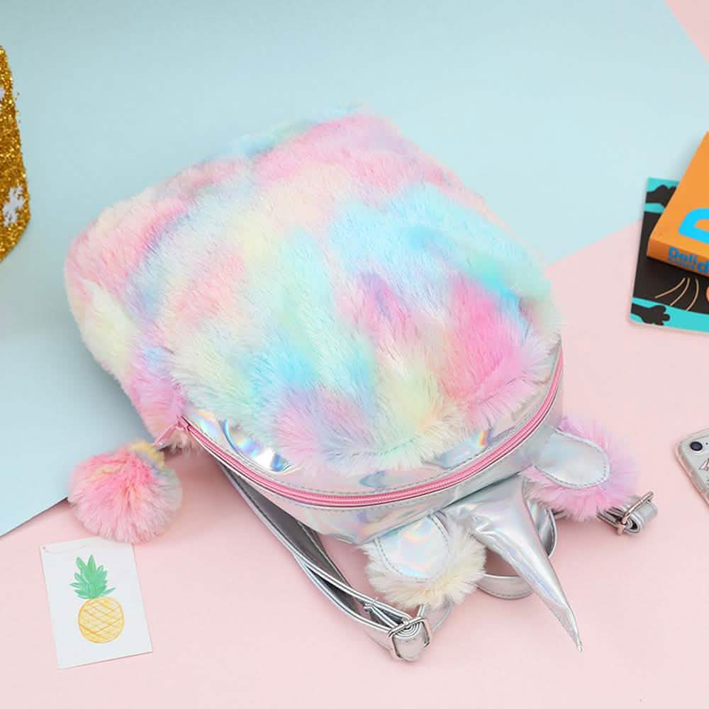 Kids Soft Tie-Dye Unicorn Backpack Bags & Travel - DailySale