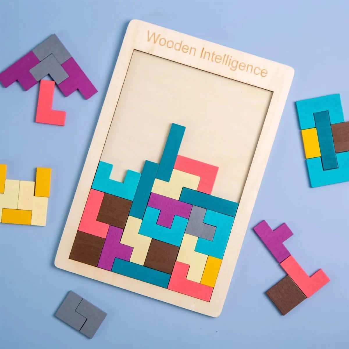 Kids Wood Logic Puzzle Toys & Hobbies - DailySale