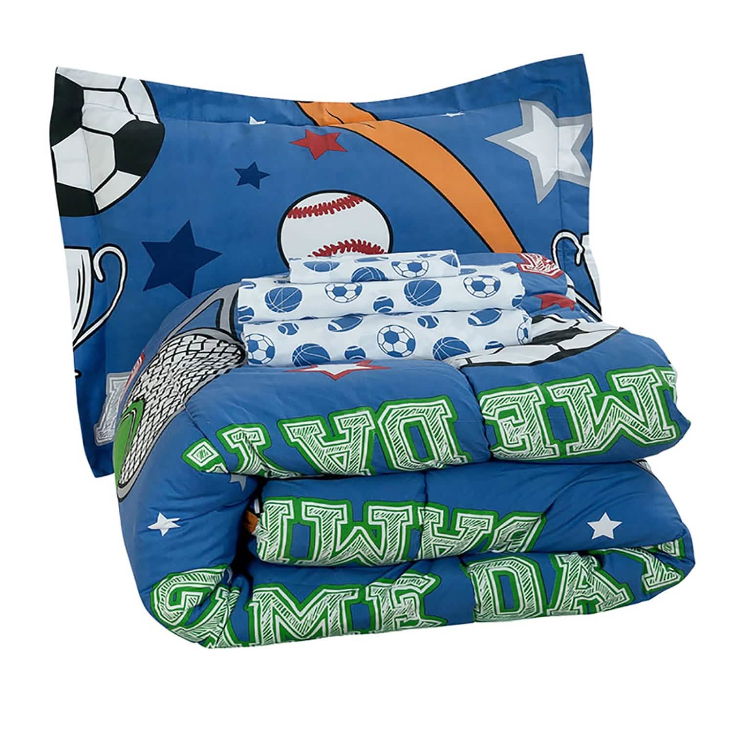 Kidz Mix Game Day Bed in a Bag Bedding - DailySale