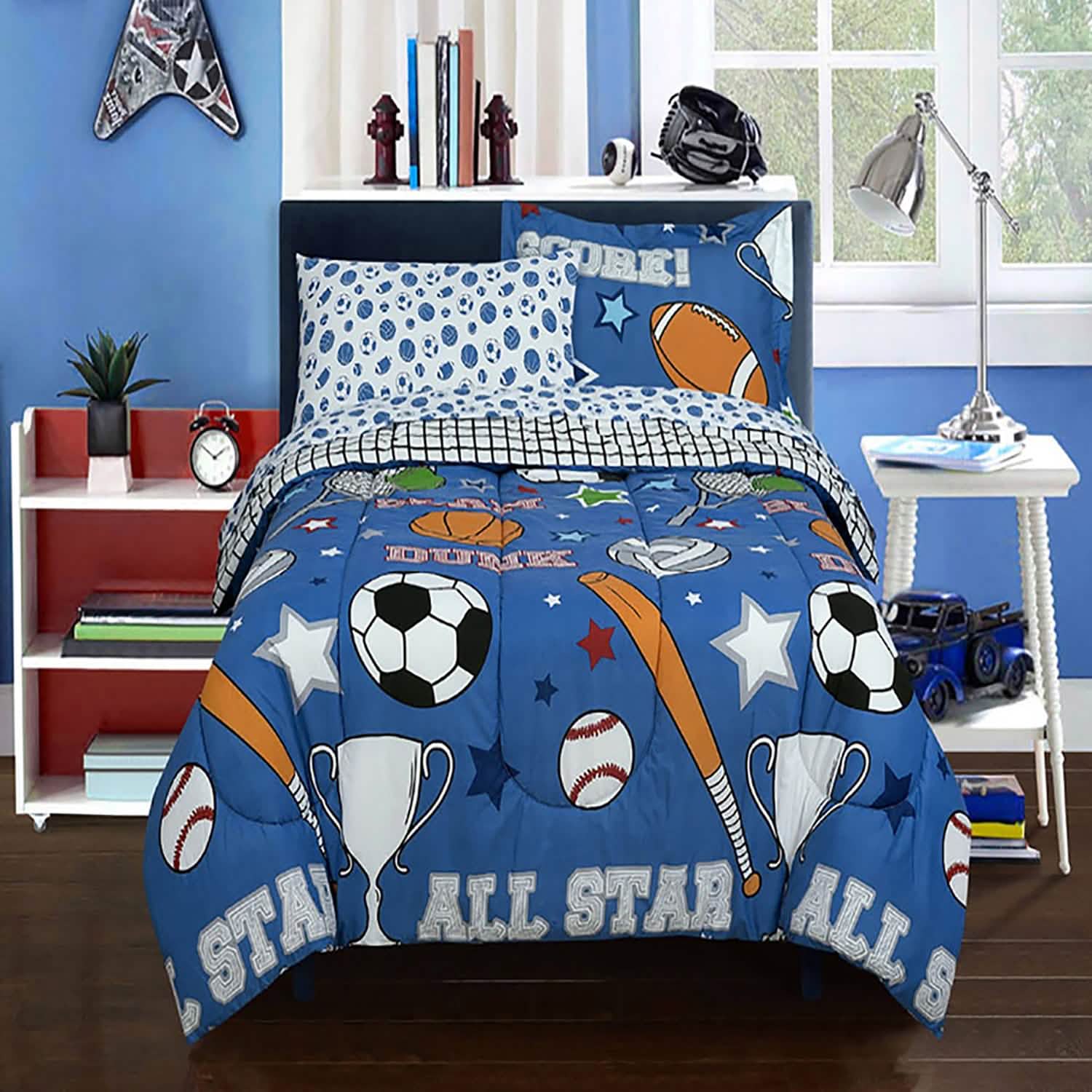Kidz Mix Game Day Bed in a Bag Bedding Twin - DailySale