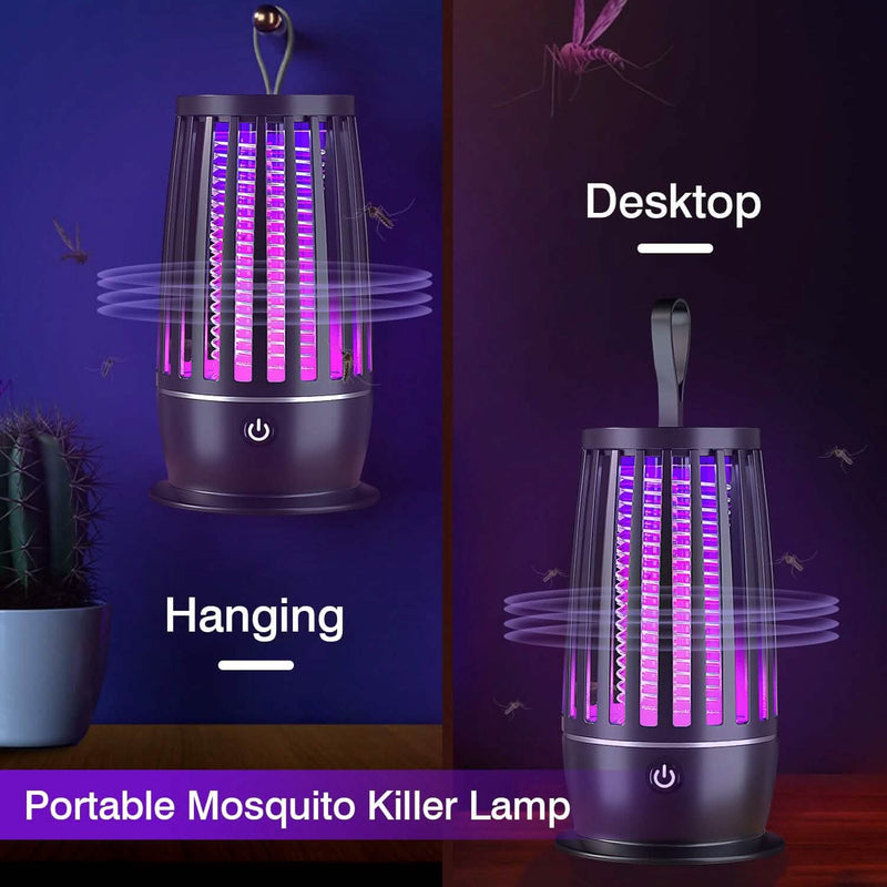 Killer Lamp Bug Zapper with Night Light Strap Mosquito Catcher Pest Control - DailySale