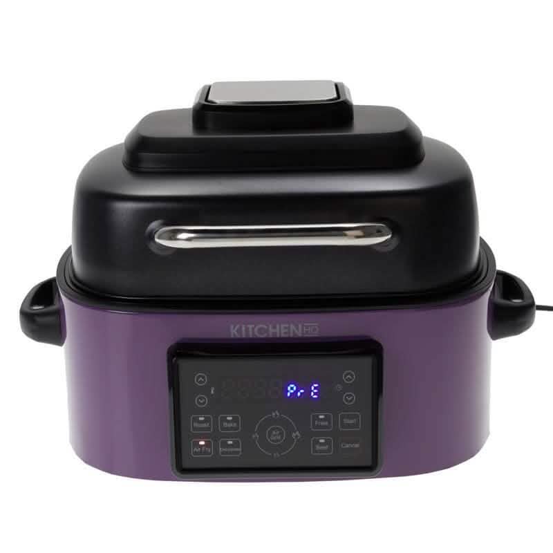 Kitchen HQ 7-in-1 Air Fryer Grill with Accessories (Refurbished) Kitchen Appliances Purple - DailySale