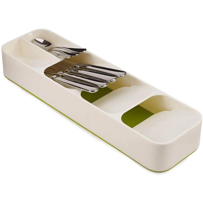 Kitchen Tableware Drawer Spoon Storage Box Kitchen Storage White - DailySale