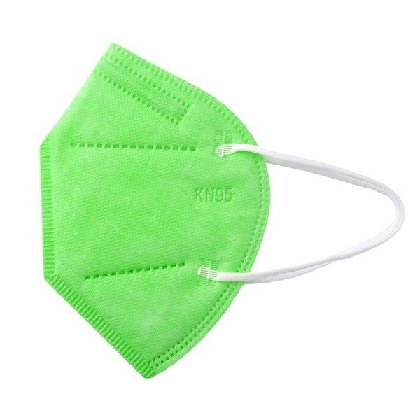 KN95 5-Layer Breathable Mask Face Masks & PPE Green 50-Pack - DailySale