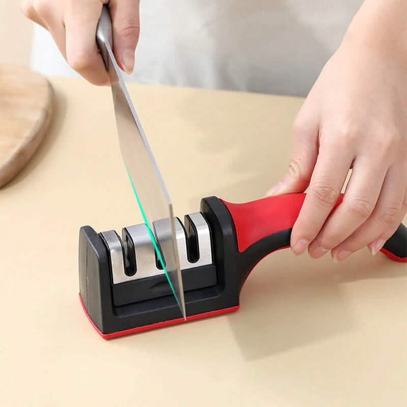 Knife Sharpener Handheld 3 Stages Type Quick Sharpening Tool Kitchen Tools & Gadgets - DailySale
