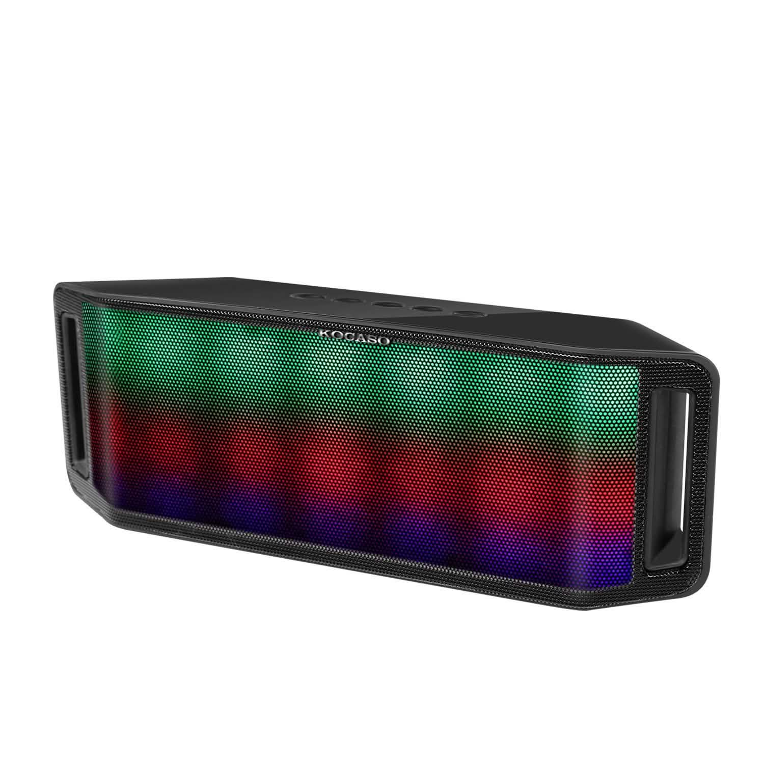 KOCASO LED Wireless Speaker Dynamic Multicolor Hands-Free Speakers - DailySale