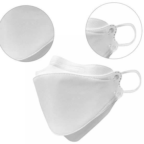 Korea Disposable KF94 Face Mask Face Masks & PPE 50-Pieces White - DailySale