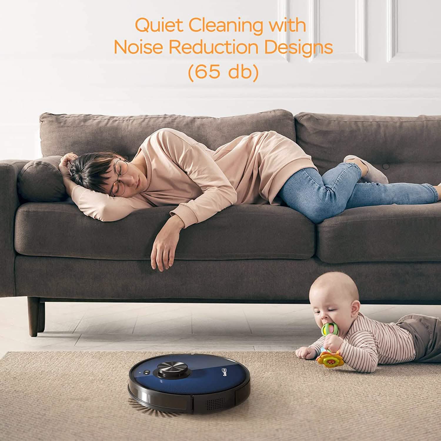 L7 Robot Vacuum Cleaner and Mop Household Appliances - DailySale