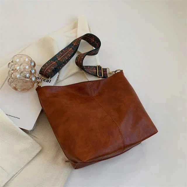 Large Geometric Crossbody Bag Bags & Travel Brown - DailySale