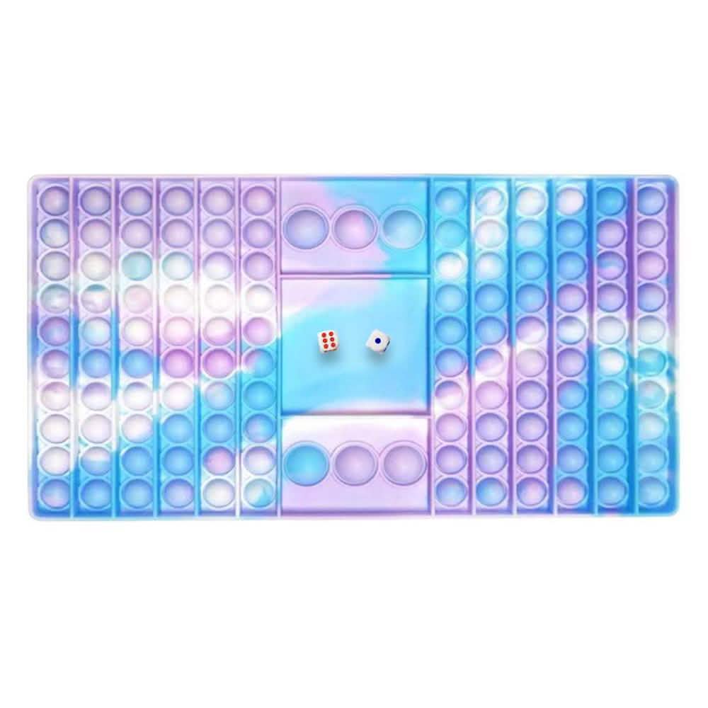 Large Push POP Game and Dice Board Toys & Games Pastel Tie-Dye - DailySale
