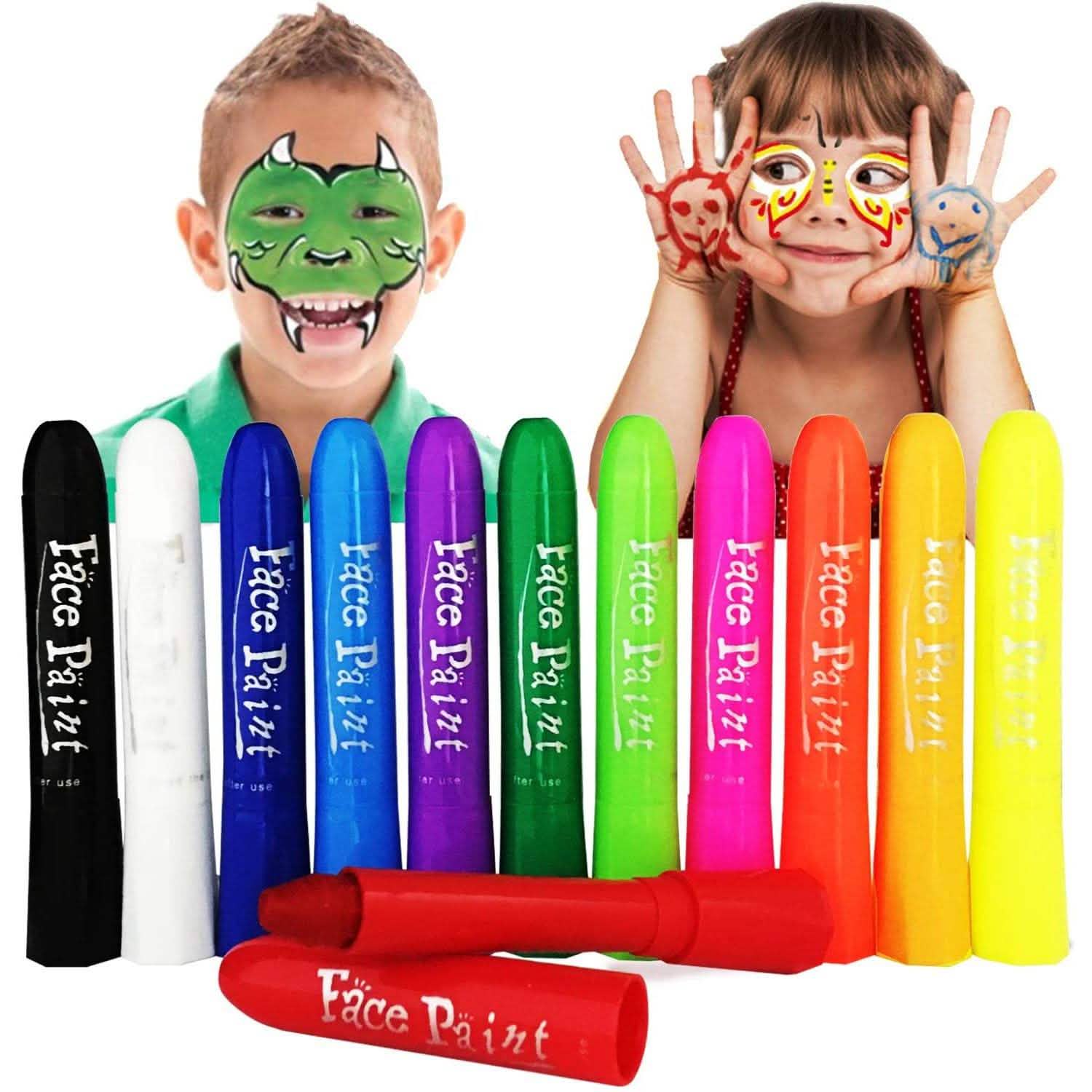 Lasten 12 Colors Face Paint Crayons Toys & Games - DailySale