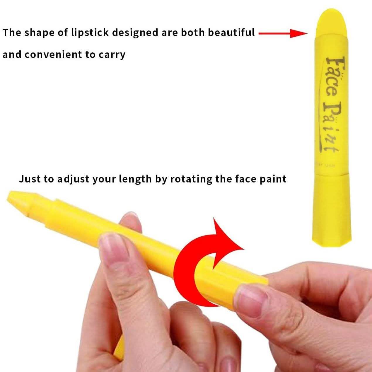 Lasten 12 Colors Face Paint Crayons Toys & Games - DailySale