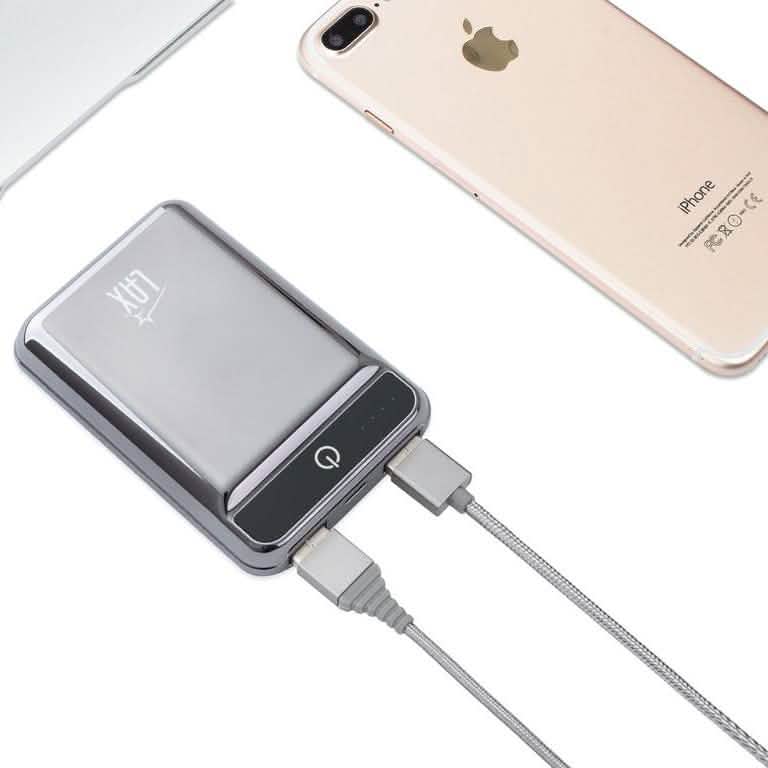LAX Pocket Sized Dual USB 12000mAh External Battery Backup Charger Mobile Accessories - DailySale