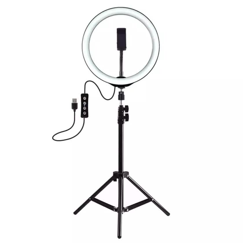 LAX Selfie Ring LED Light Stand with Tripod Mobile Accessories - DailySale