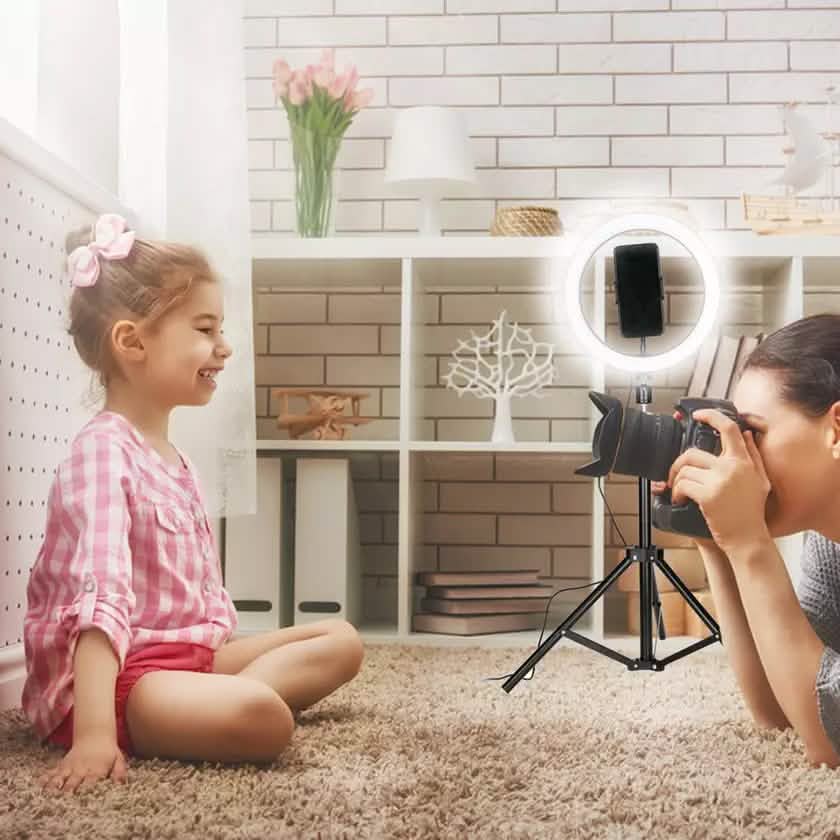 LAX Selfie Ring LED Light Stand with Tripod Mobile Accessories - DailySale