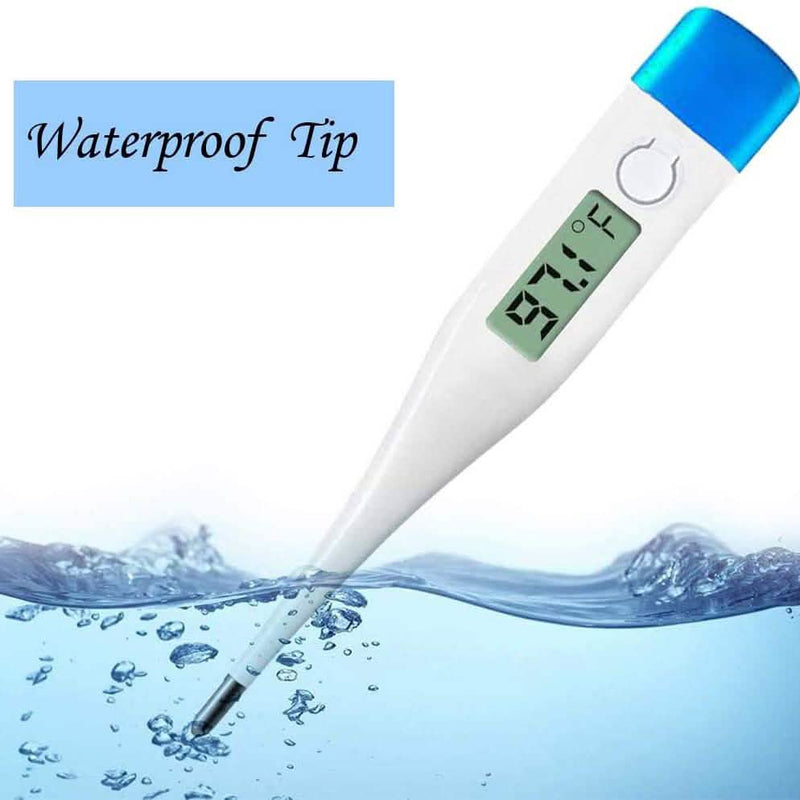 LCD Digital Thermometer Fahrenheit °F High Precision Waterproof Thermometer Wellness & Fitness - DailySale