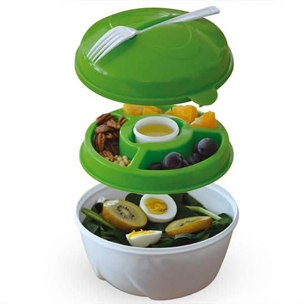 Leakproof On-The-Go Salad Bowl Container Kitchen Essentials - DailySale