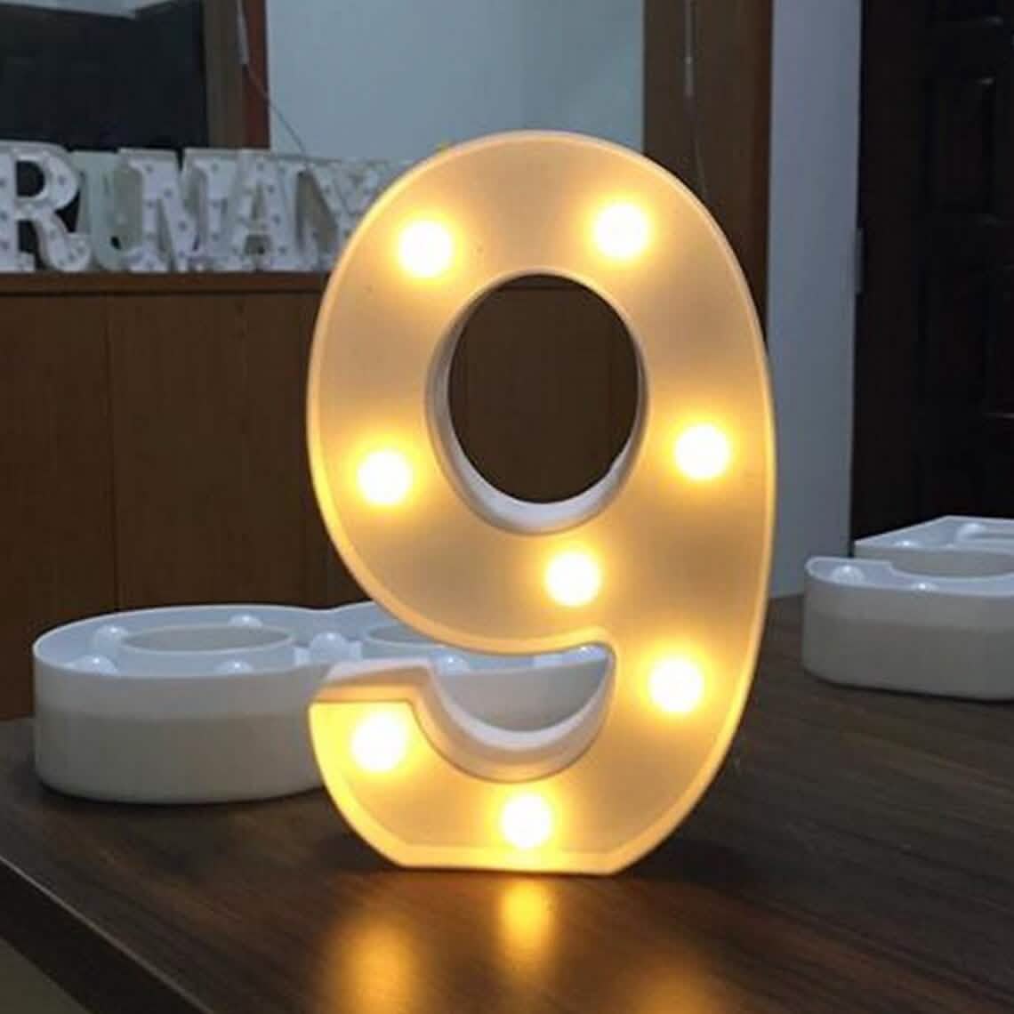 LED Alphabet Light Furniture & Decor 9 - DailySale