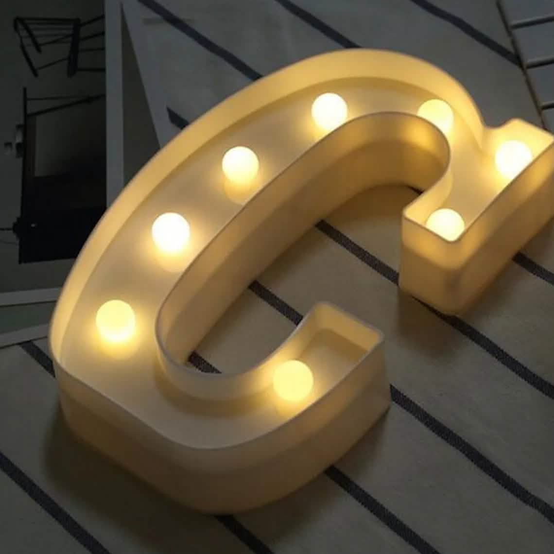 LED Alphabet Light Furniture & Decor C - DailySale