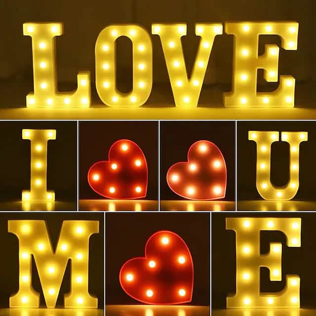 LED Alphabet Light Furniture & Decor - DailySale