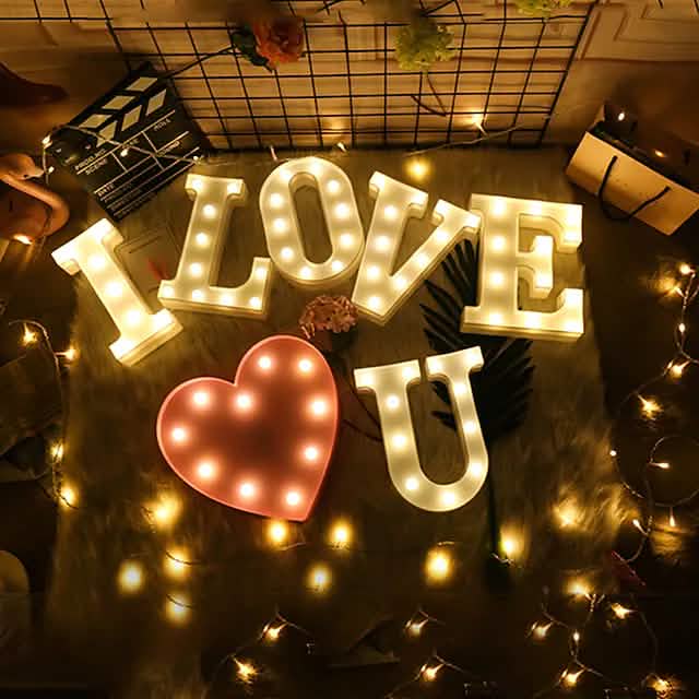 LED Alphabet Light Furniture & Decor - DailySale