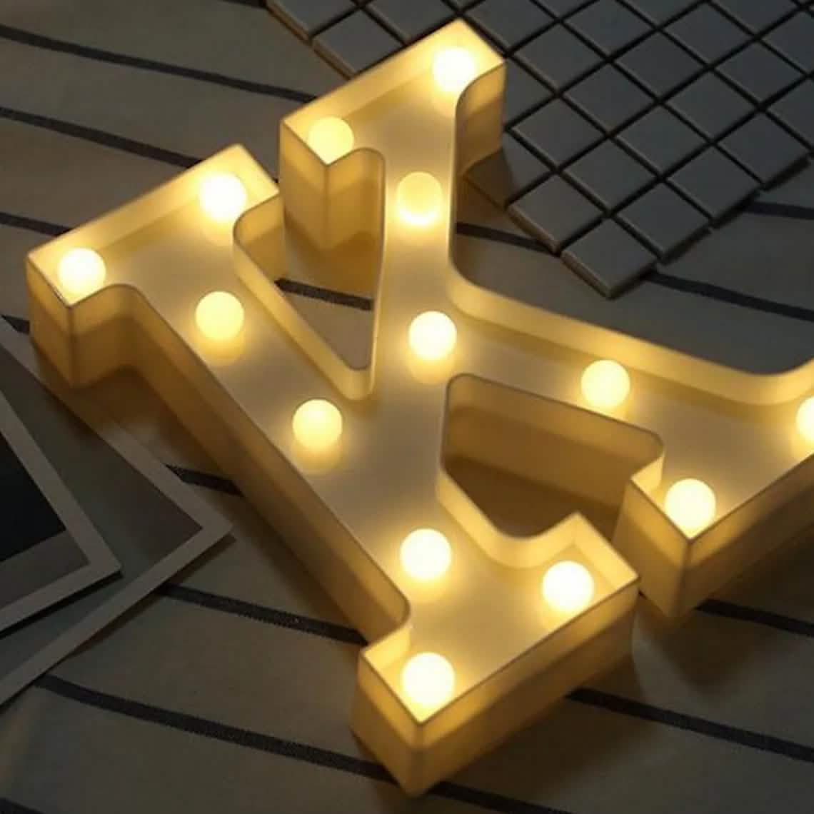LED Alphabet Light Furniture & Decor K - DailySale