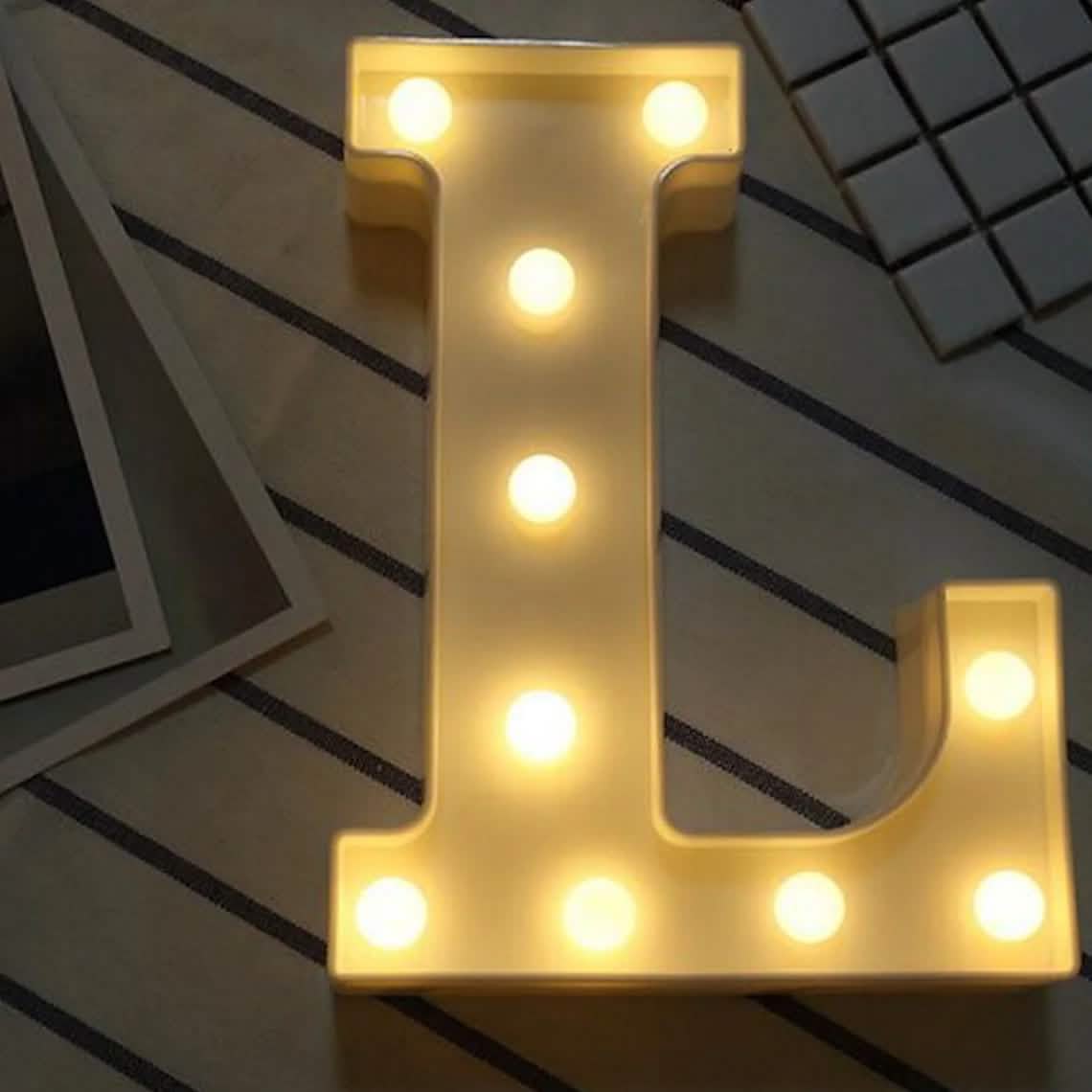 LED Alphabet Light Furniture & Decor L - DailySale