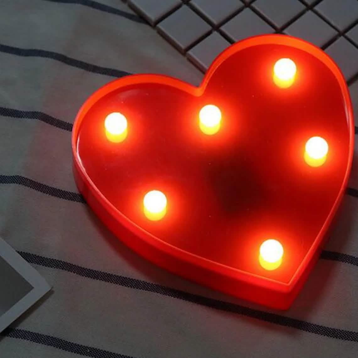 LED Alphabet Light Furniture & Decor Red - DailySale