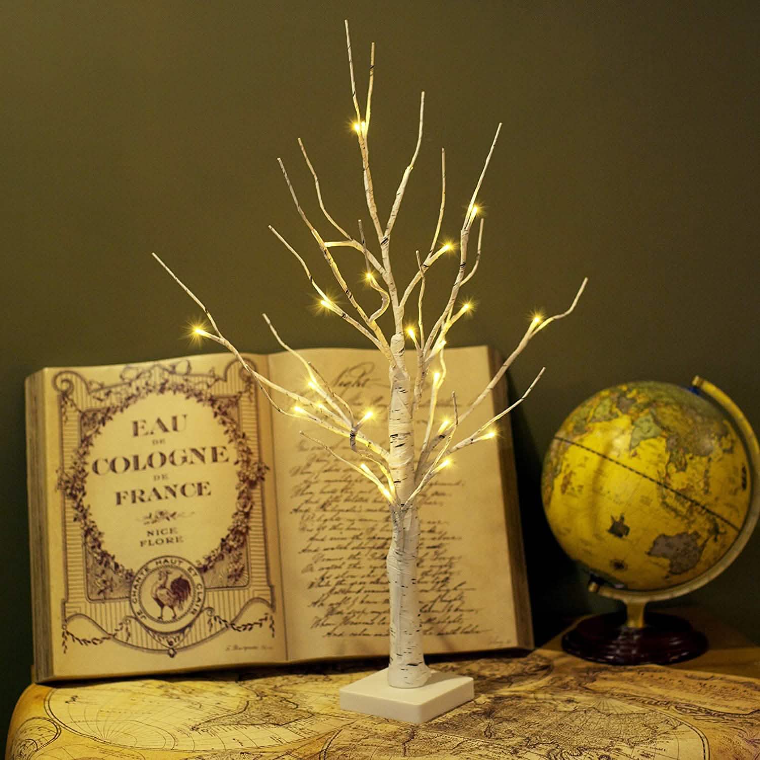 LED Christmas Birch Home Lights Holiday Decor & Apparel - DailySale