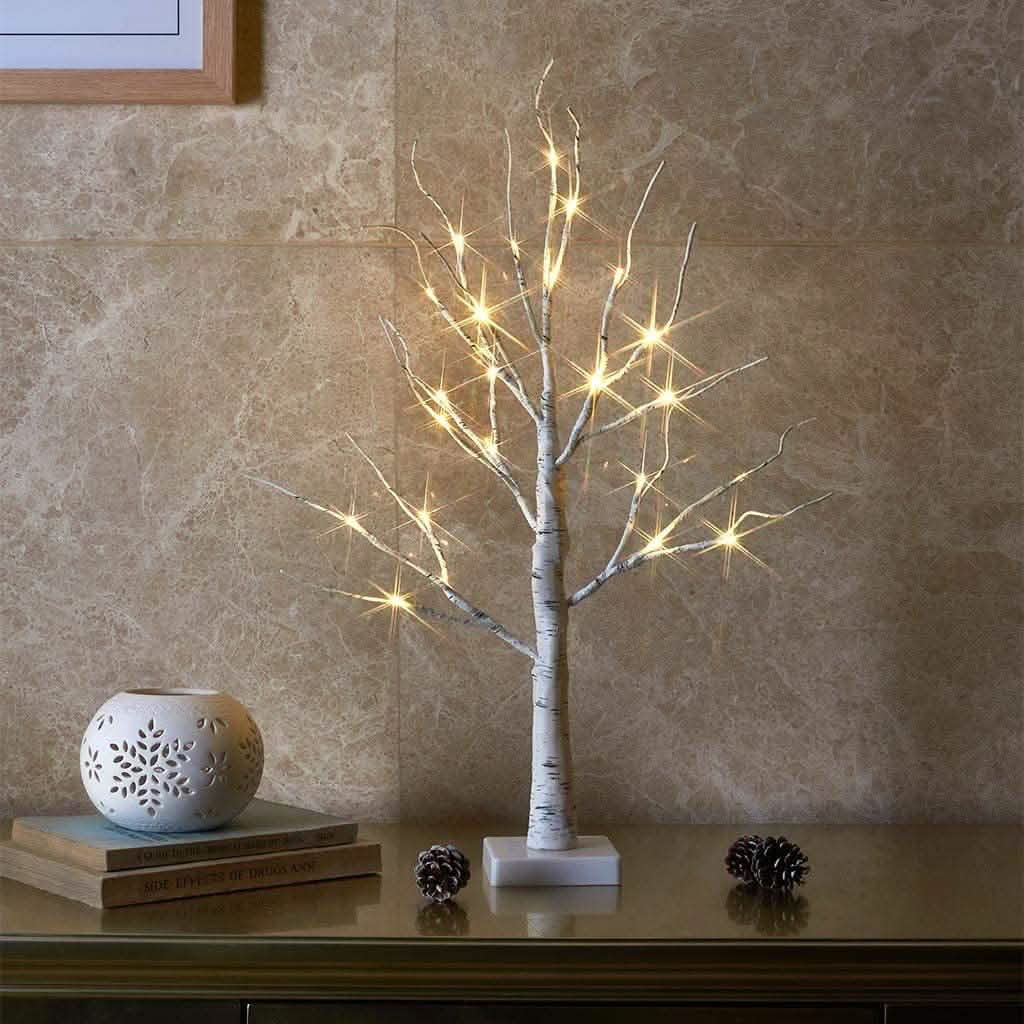 LED Christmas Birch Home Lights Holiday Decor & Apparel - DailySale