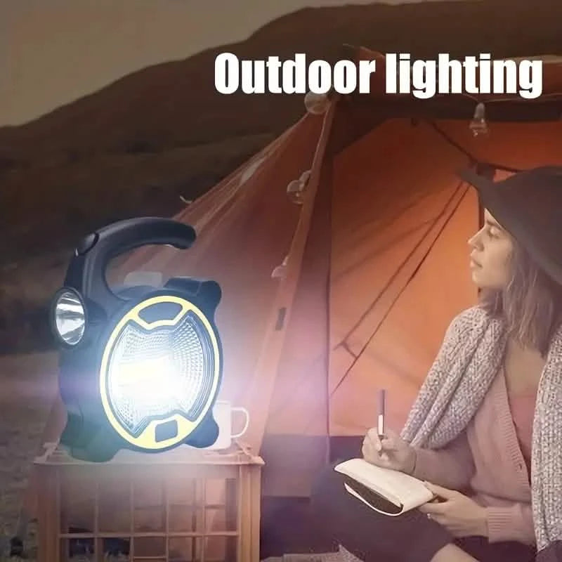 LED COB Camping Flashlight Lantern Outdoor Lighting - DailySale