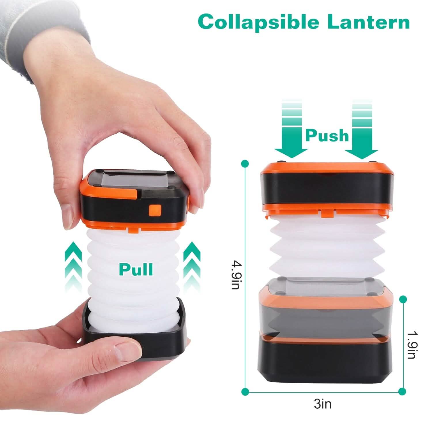 LED Collapsible Solar Camping Lantern Sports & Outdoors - DailySale