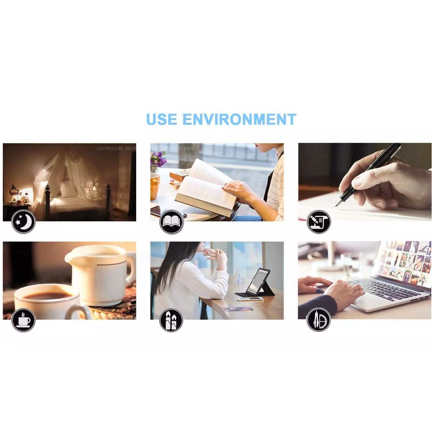 LED Desk Lamp 3 Color Modes Eye-Caring Table Lamp Indoor Lighting - DailySale