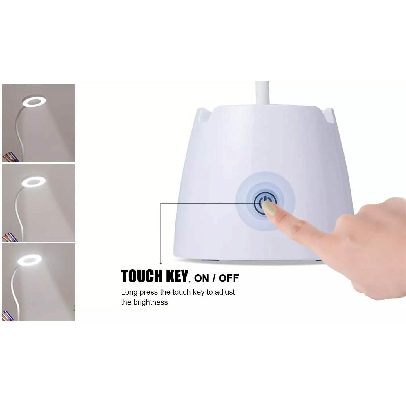 LED Desk Lamp 3 Color Modes Eye-Caring Table Lamp Indoor Lighting - DailySale