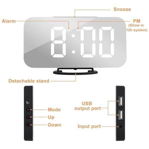 LED Digital Alarm Clock Household Appliances - DailySale