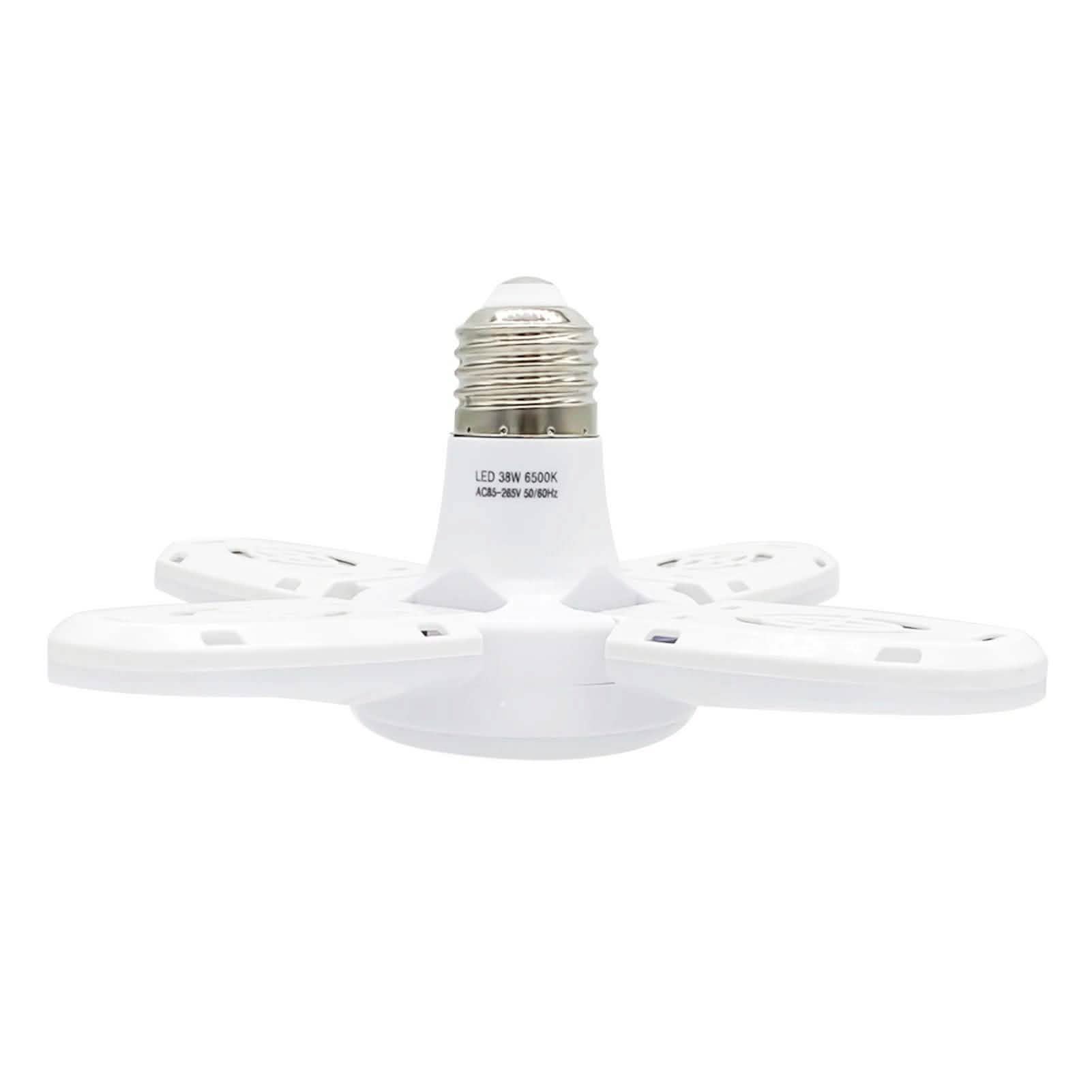 LED Dimmable Garage Ceiling Lights with 4 Adjustable Panels Indoor Lighting - DailySale