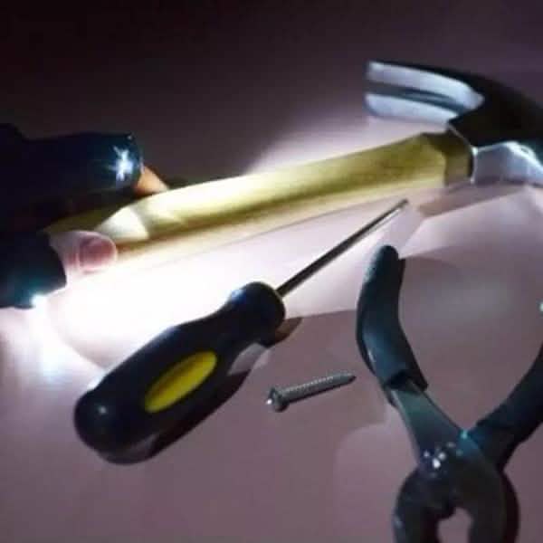 LED Flashlight Magic Strap Fingerless Gloves with 2 LED Light Sports & Outdoors - DailySale